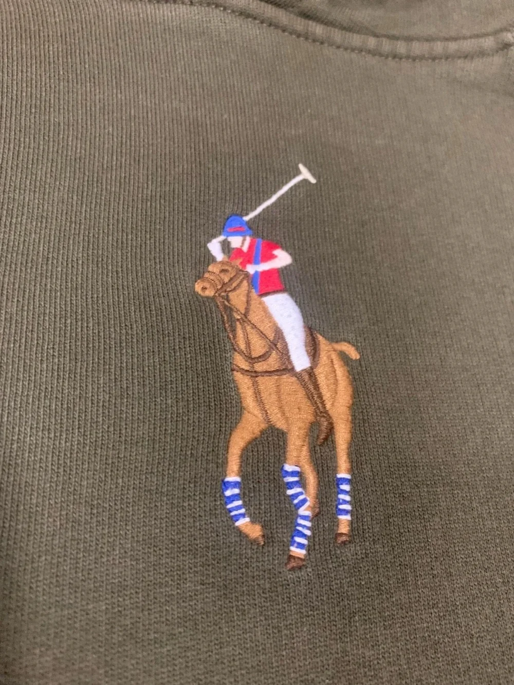 Ralph Lauren Kids Black Hoodie with Multicolor Polo Pony